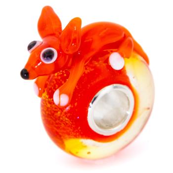 Lexie the Fox - Elfbeads Glas